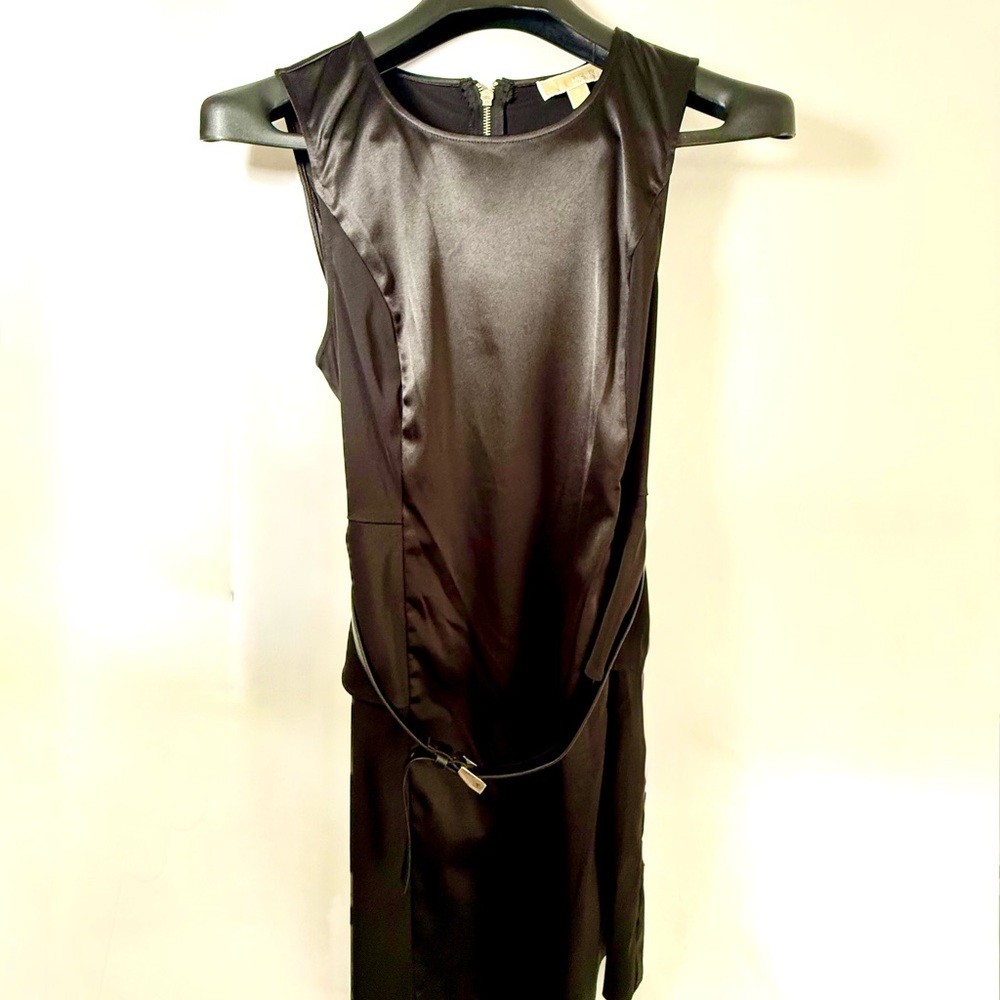 Michael Kors Sleek Black Mini Dress